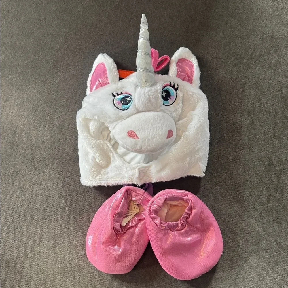 Unicorn Infant Toddler Costume Halloween White & Pink Size 12-24 Months *READ
